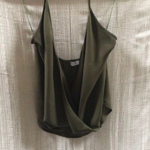 Deep V Open Back Halter Top